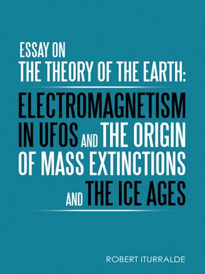 cover image of Essay on the Theory of the Earth